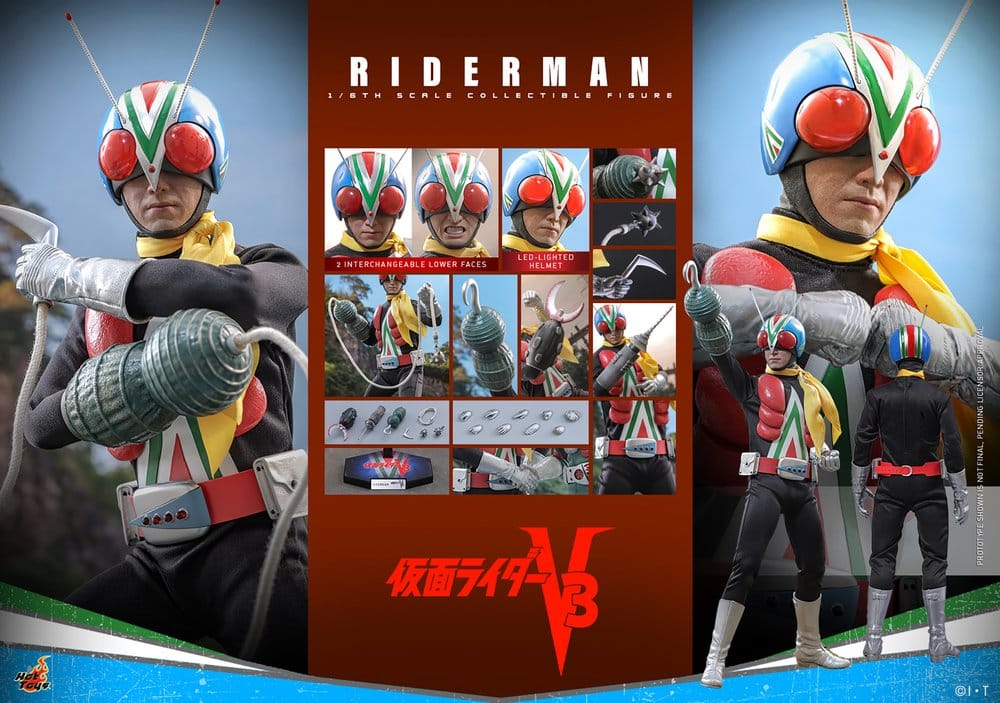 Kamen Rider figurine 1/6 Riderman 30 cm