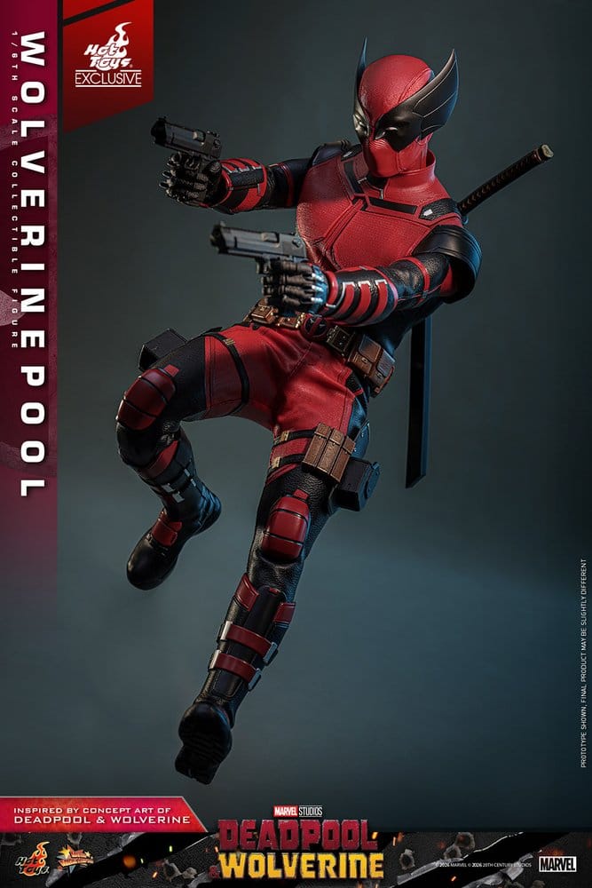 Deadpool & Wolverine Movie Masterpiece figurine 1/6 Wolverinepool Hot Toys Exclusive 31 cm
