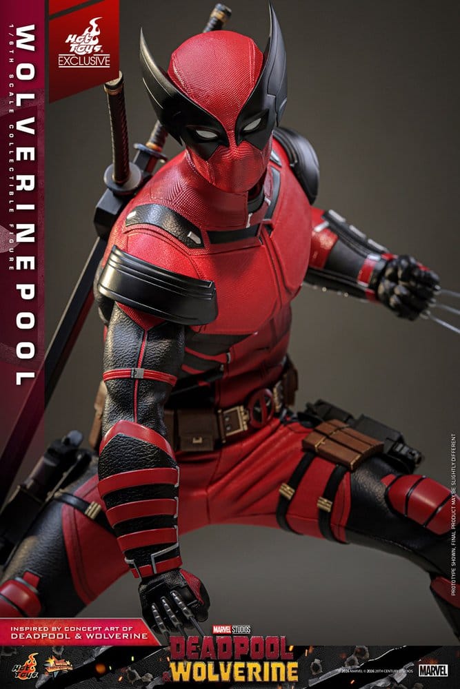 Deadpool & Wolverine Movie Masterpiece figurine 1/6 Wolverinepool Hot Toys Exclusive 31 cm
