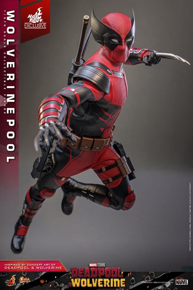 Deadpool & Wolverine Movie Masterpiece figurine 1/6 Wolverinepool Hot Toys Exclusive 31 cm
