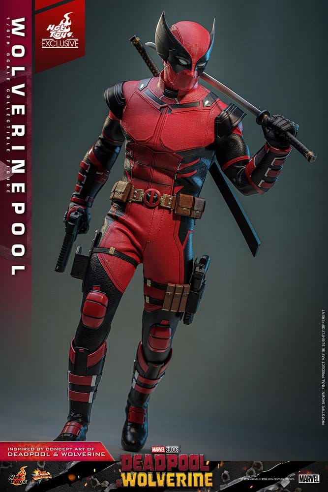 Deadpool & Wolverine Movie Masterpiece figurine 1/6 Wolverinepool Hot Toys Exclusive 31 cm