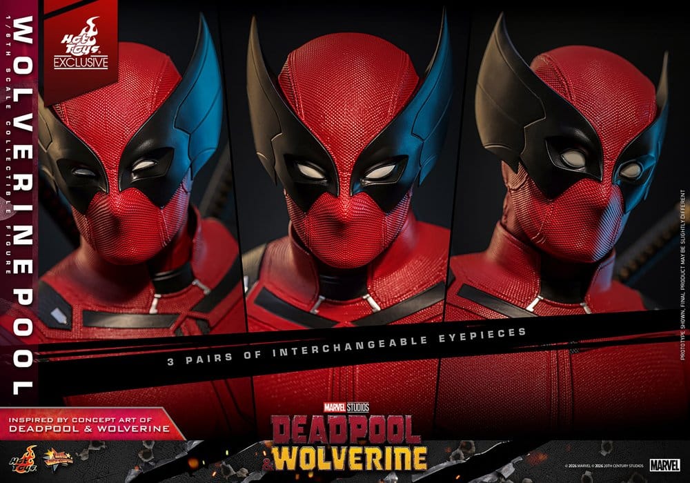 Deadpool & Wolverine Movie Masterpiece figurine 1/6 Wolverinepool Hot Toys Exclusive 31 cm