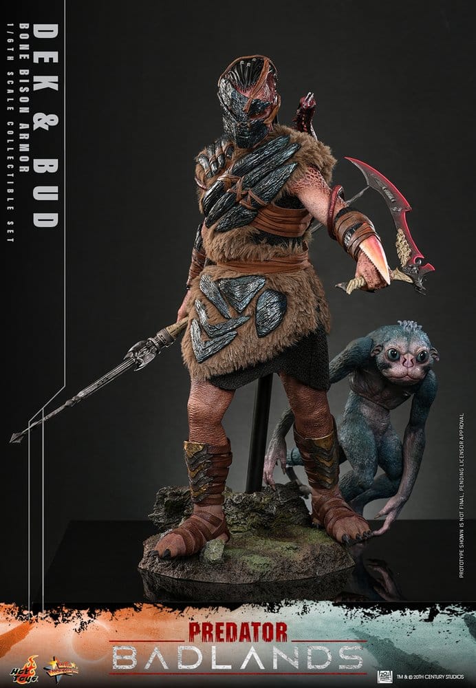 Predator: Badlands Movie Masterpiece pack 2 figurines 1/6 Dek (Bone Bison Armor) and Bud 31 cm