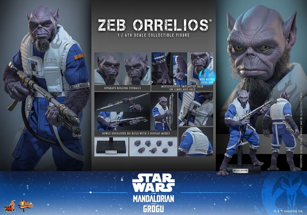 Star Wars Movie Masterpiece figurine 1/6 Zeb Orrelios 33 cm