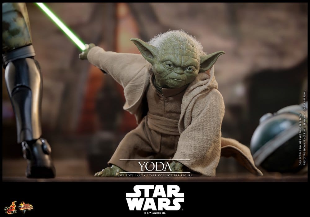 Star Wars: La Revanche des Sith Movie Masterpiece figurine 1/6 Yoda 14 cm