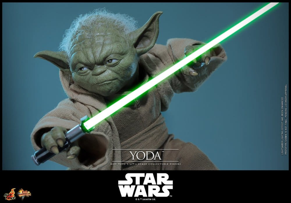 Star Wars: La Revanche des Sith Movie Masterpiece figurine 1/6 Yoda 14 cm