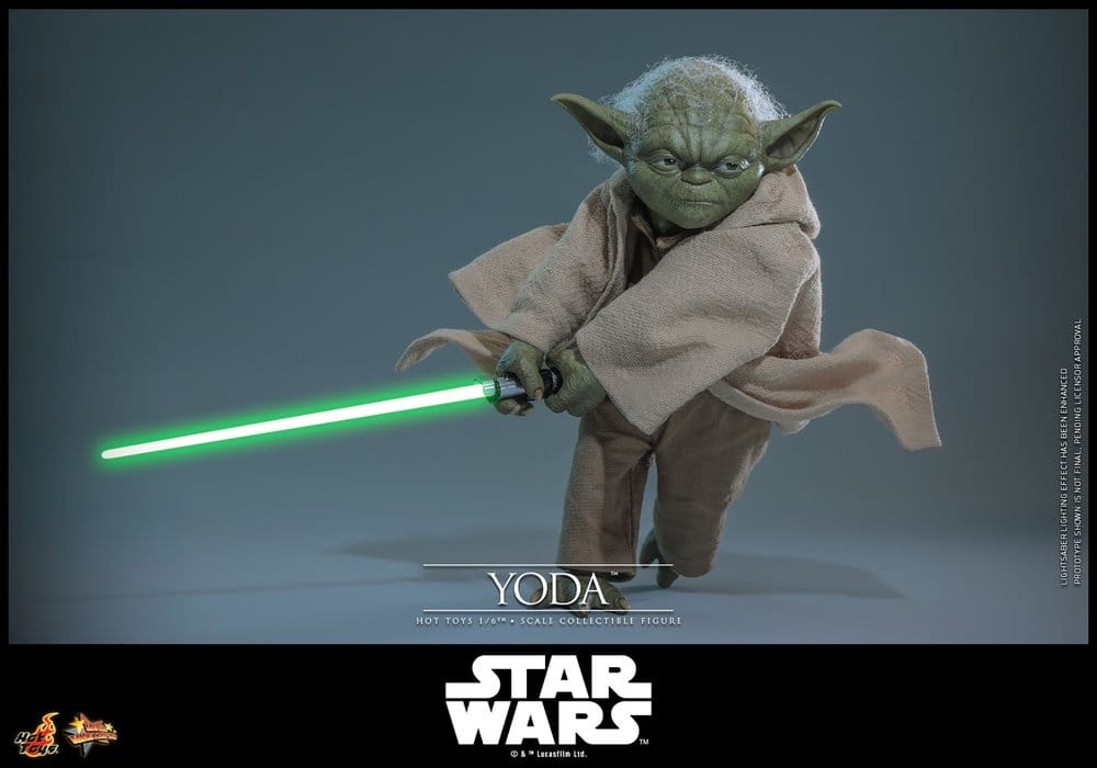 Star Wars: La Revanche des Sith Movie Masterpiece figurine 1/6 Yoda 14 cm