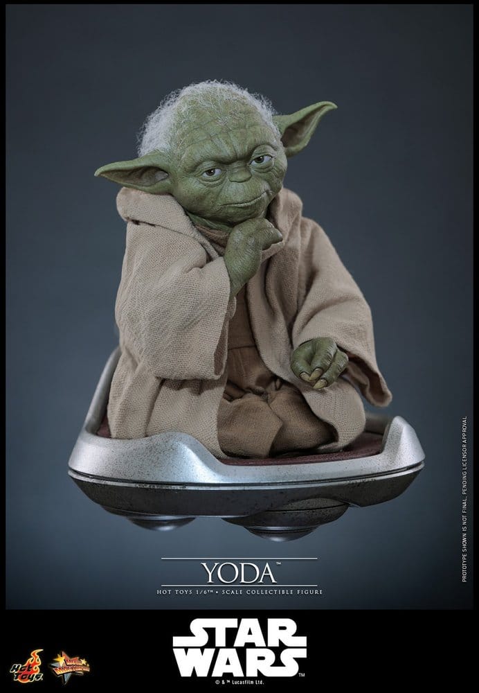 Star Wars: La Revanche des Sith Movie Masterpiece figurine 1/6 Yoda 14 cm