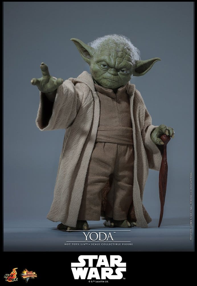 Star Wars: La Revanche des Sith Movie Masterpiece figurine 1/6 Yoda 14 cm