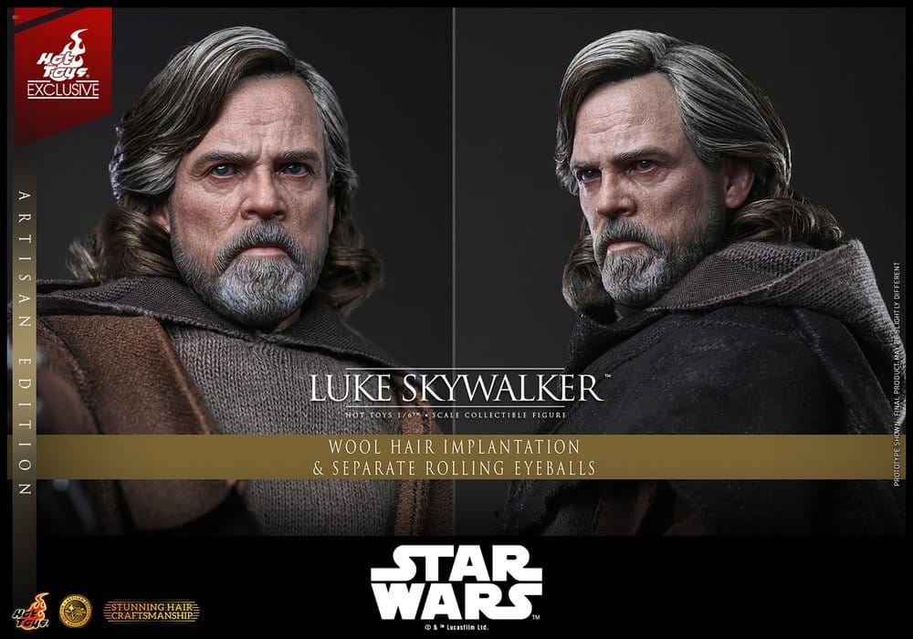 Star Wars : Les Derniers Jedi Movie Masterpiece figurine 1/6 Luke Skywalker (Artisan Edition) 29 cm