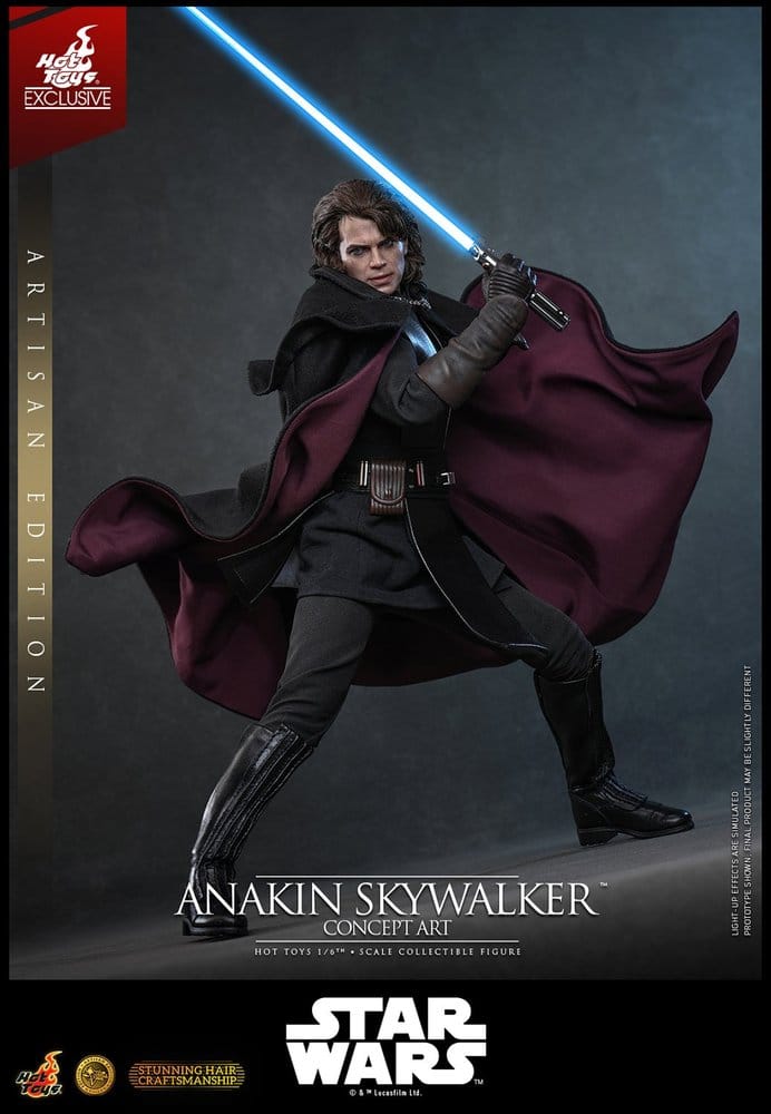 Star Wars Épisode III: La Revanche des Sith Movie Masterpiece figurine 1/6 Anakin Skywalker (Concept Art Version) (Artisan Edition) Hot Toys Exclusive 31 cm