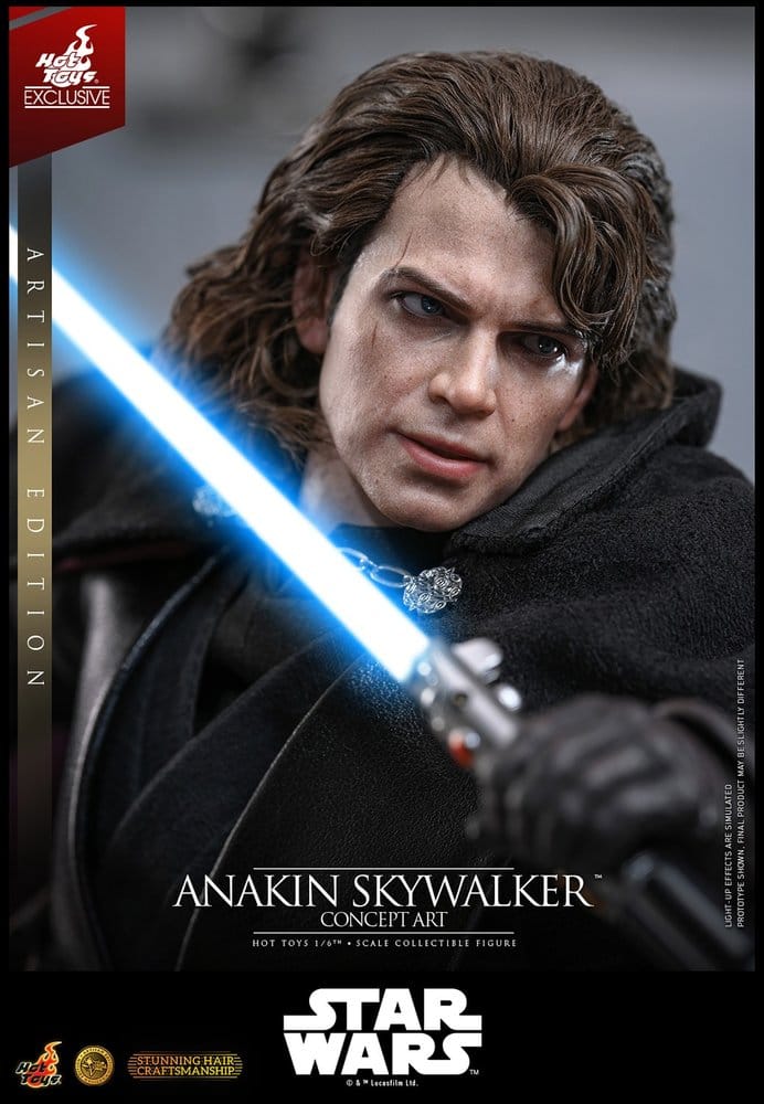 Star Wars Épisode III: La Revanche des Sith Movie Masterpiece figurine 1/6 Anakin Skywalker (Concept Art Version) (Artisan Edition) Hot Toys Exclusive 31 cm