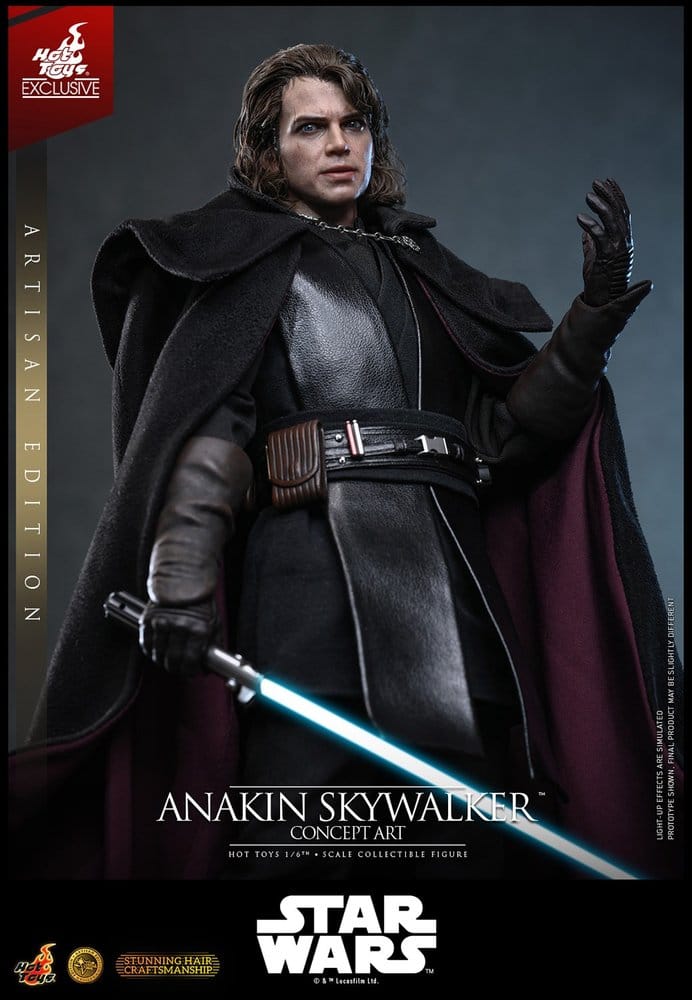 Star Wars Épisode III: La Revanche des Sith Movie Masterpiece figurine 1/6 Anakin Skywalker (Concept Art Version) (Artisan Edition) Hot Toys Exclusive 31 cm