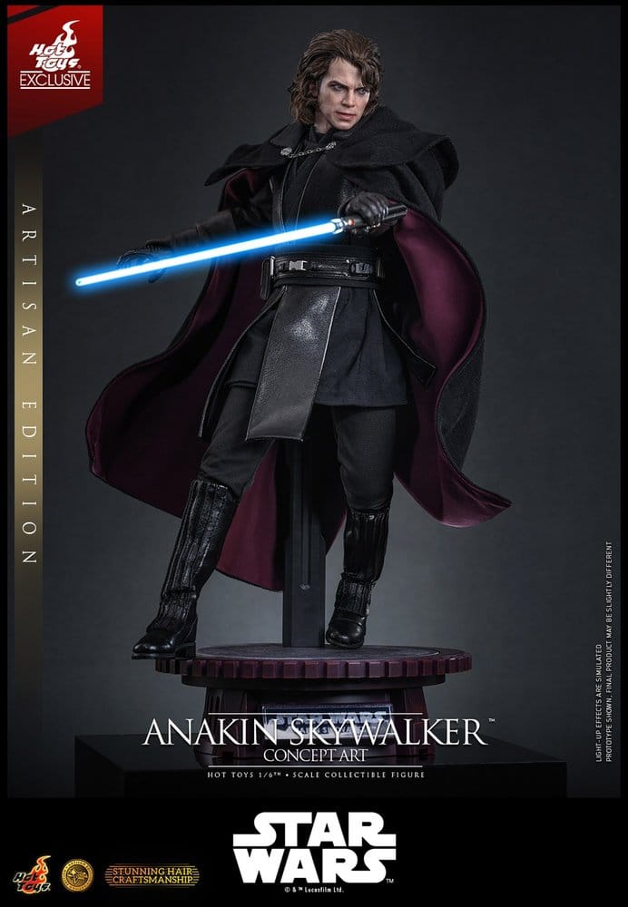 Star Wars Épisode III: La Revanche des Sith Movie Masterpiece figurine 1/6 Anakin Skywalker (Concept Art Version) (Artisan Edition) Hot Toys Exclusive 31 cm