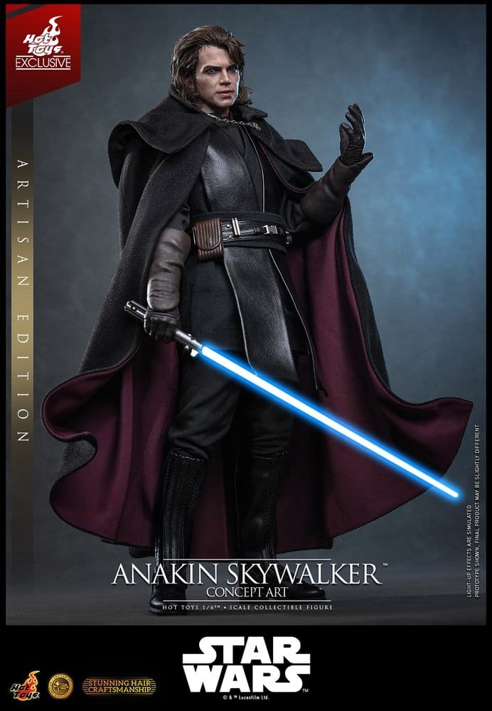 Star Wars Épisode III: La Revanche des Sith Movie Masterpiece figurine 1/6 Anakin Skywalker (Concept Art Version) (Artisan Edition) Hot Toys Exclusive 31 cm