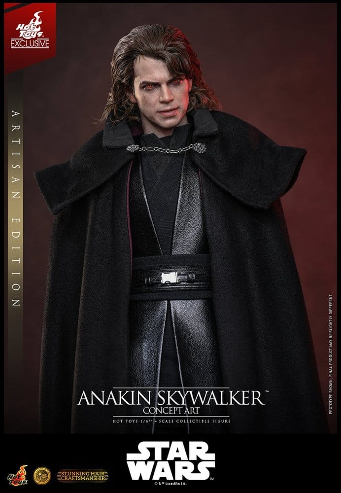 Star Wars Épisode III: La Revanche des Sith Movie Masterpiece figurine 1/6 Anakin Skywalker (Concept Art Version) (Artisan Edition) Hot Toys Exclusive 31 cm