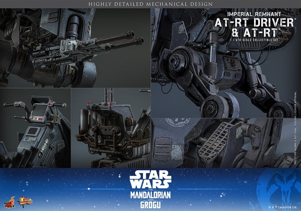 Star Wars: The Mandalorian & Grogu Movie Masterpiece véhicule 1/6 AT-RT 60 cm