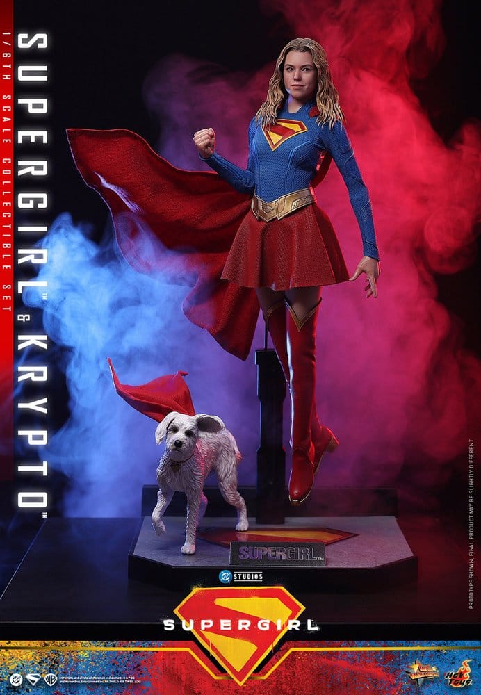 DC Comics Movie Masterpiece set de figurines Supergirl & Krypto 28 cm
