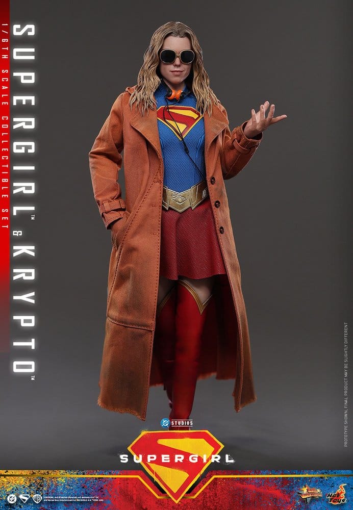 DC Comics Movie Masterpiece set de figurines Supergirl & Krypto 28 cm