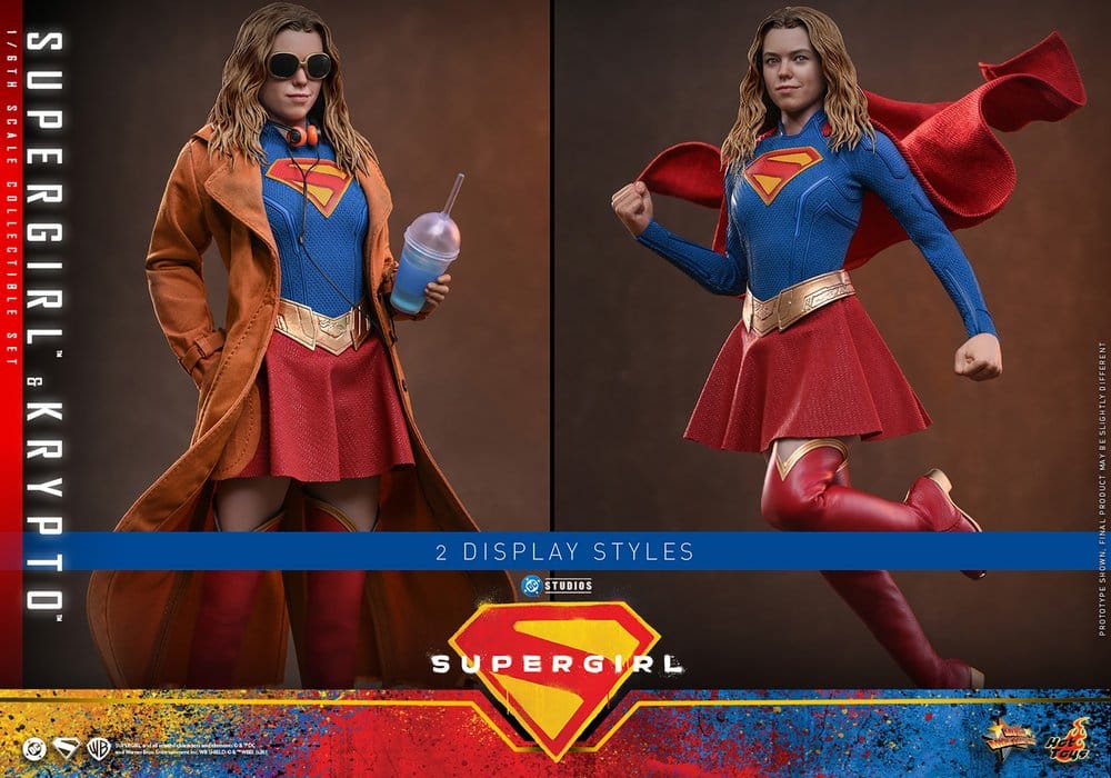 DC Comics Movie Masterpiece set de figurines Supergirl & Krypto 28 cm
