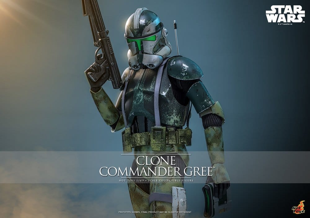Star Wars Movie Masterpiece figurine 1/6 Clone Commander Gree 30 cm
