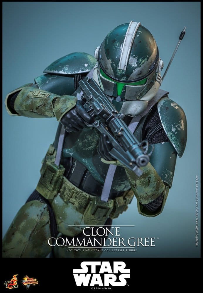 Star Wars Movie Masterpiece figurine 1/6 Clone Commander Gree 30 cm