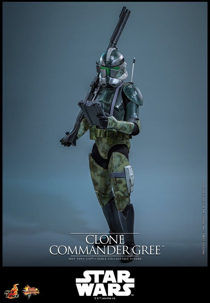 Star Wars Movie Masterpiece figurine 1/6 Clone Commander Gree 30 cm