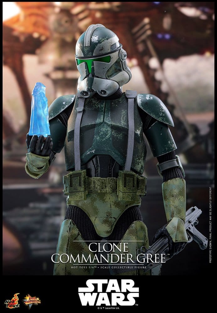 Star Wars Movie Masterpiece figurine 1/6 Clone Commander Gree 30 cm