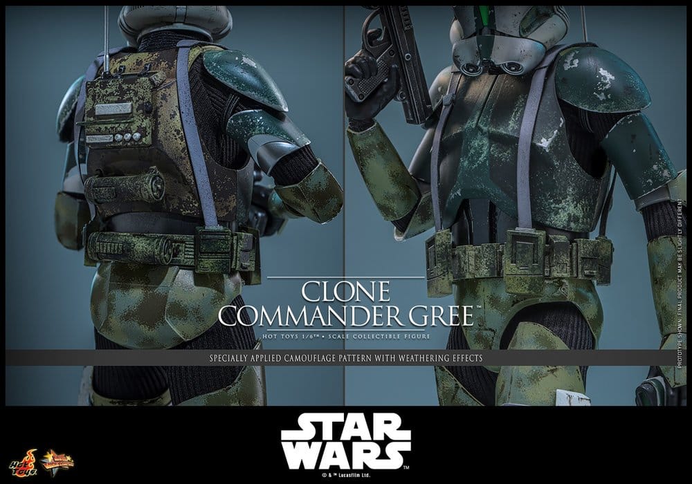 Star Wars Movie Masterpiece figurine 1/6 Clone Commander Gree 30 cm