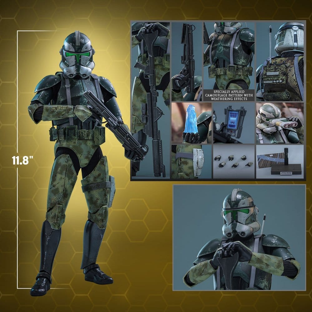 Star Wars Movie Masterpiece figurine 1/6 Clone Commander Gree 30 cm