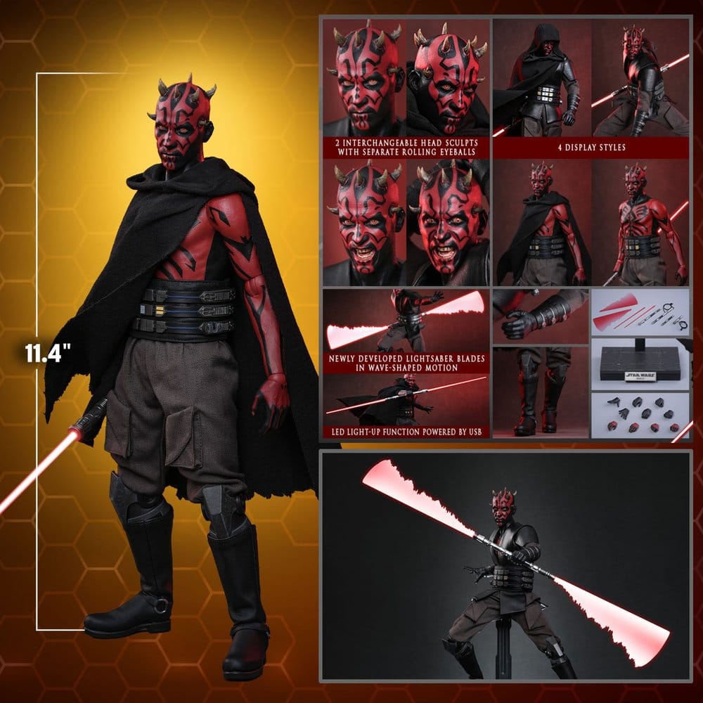 Maul : Seigneur de l'ombre Television Masterpiece figurine 1/6 Maul 29 cm