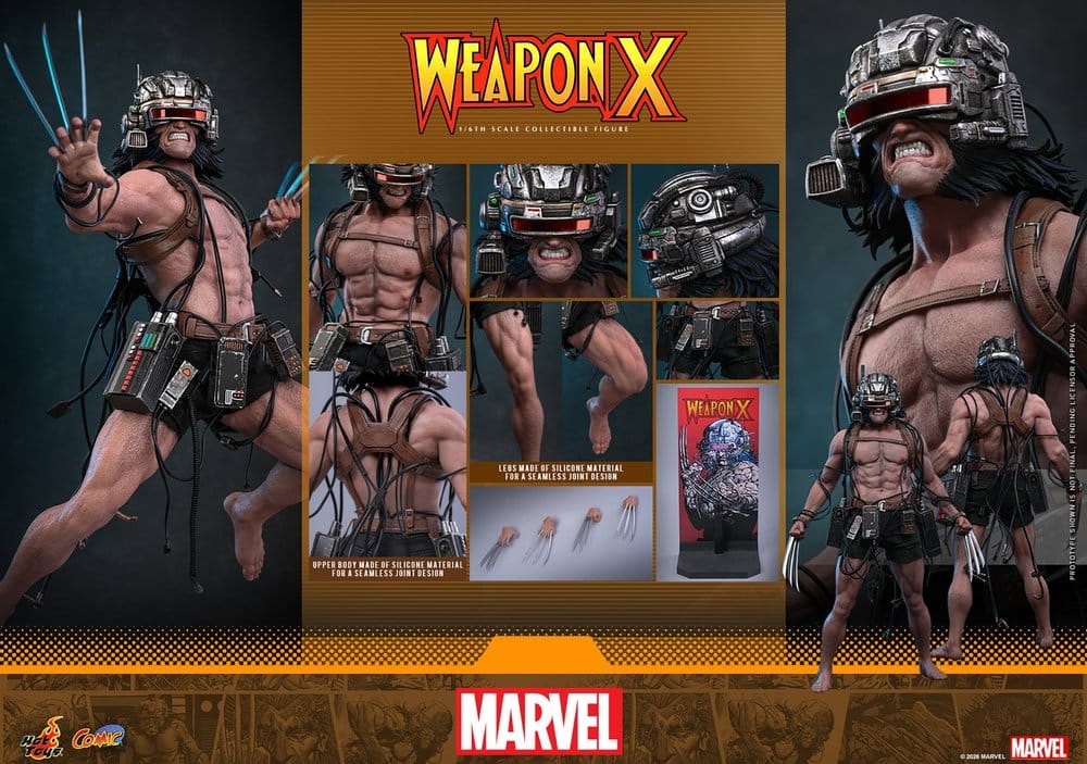 Marvel Comic Masterpiece figurine 1/6 Weapon X 31 cm
