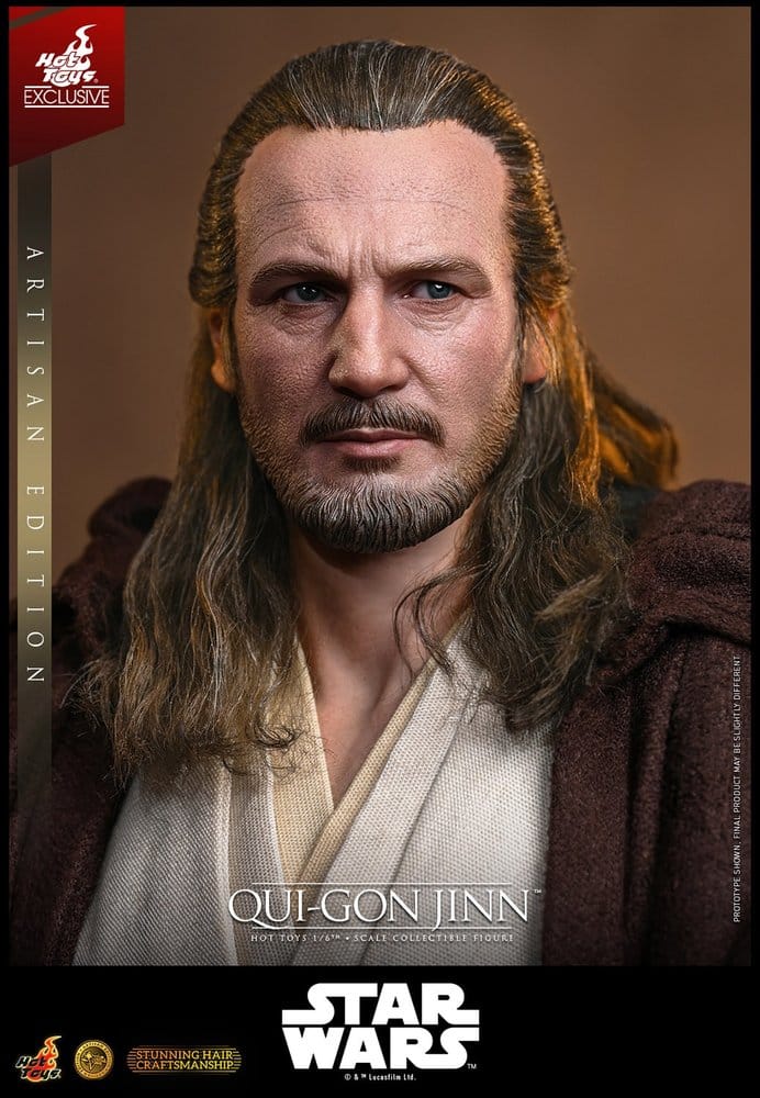 Star Wars: La Menace Fantôme Movie Masterpiece figurine 1/6 Qui-Gon Jinn (Artisan Edition) Hot Toys Exclusive 32 cm