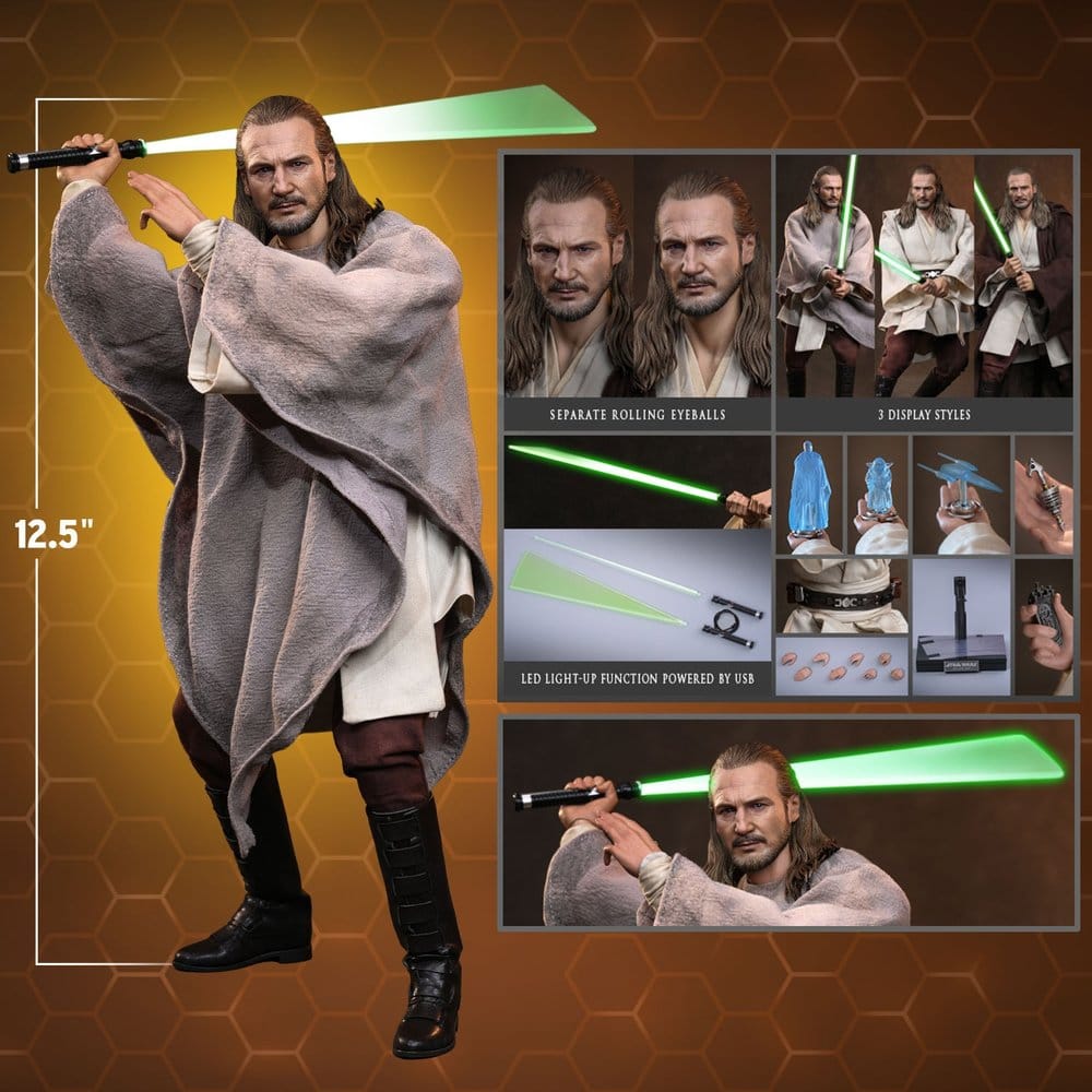 Star Wars Movie Masterpiece figurine 1/6 Qui-Gon Jinn (Collector Edition) 32 cm