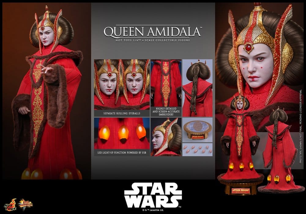 Star Wars Movie Masterpiece figurine 1/6 Queen Amidala 28 cm