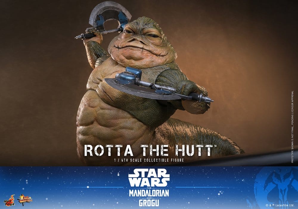Star Wars Movie Masterpiece figurine 1/6 Rotta The Hutt 32 cm