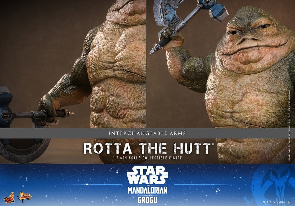 Star Wars Movie Masterpiece figurine 1/6 Rotta The Hutt 32 cm