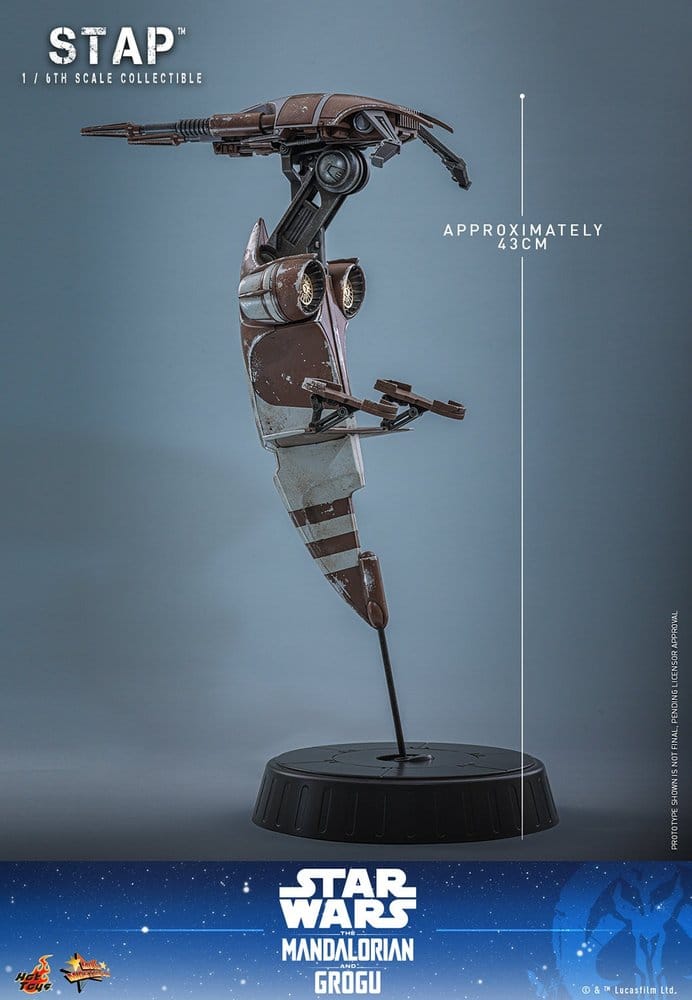 Star Wars: The Mandalorian & Grogu Movie Masterpiece accessoire 1/6 STAP 32 cm
