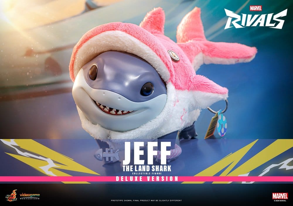 Marvel Rivals Videogame Masterpiece Series Figurine d'action Jeff the Land Shark (Deluxe Version) 11 cm