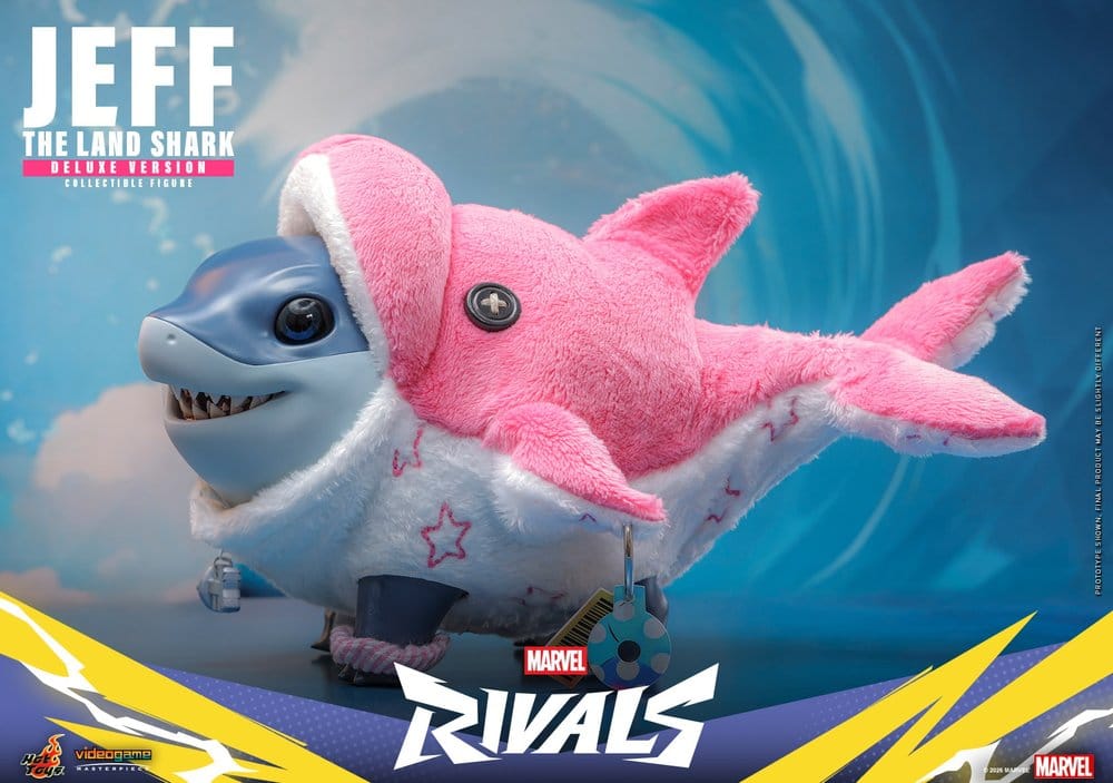 Marvel Rivals Videogame Masterpiece Series Figurine d'action Jeff the Land Shark (Deluxe Version) 11 cm
