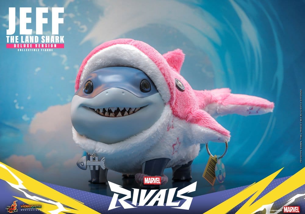 Marvel Rivals Videogame Masterpiece Series Figurine d'action Jeff the Land Shark (Deluxe Version) 11 cm