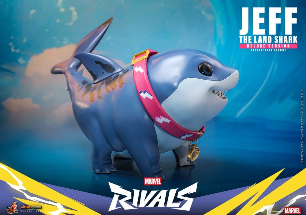 Marvel Rivals Videogame Masterpiece Series Figurine d'action Jeff the Land Shark 11 cm