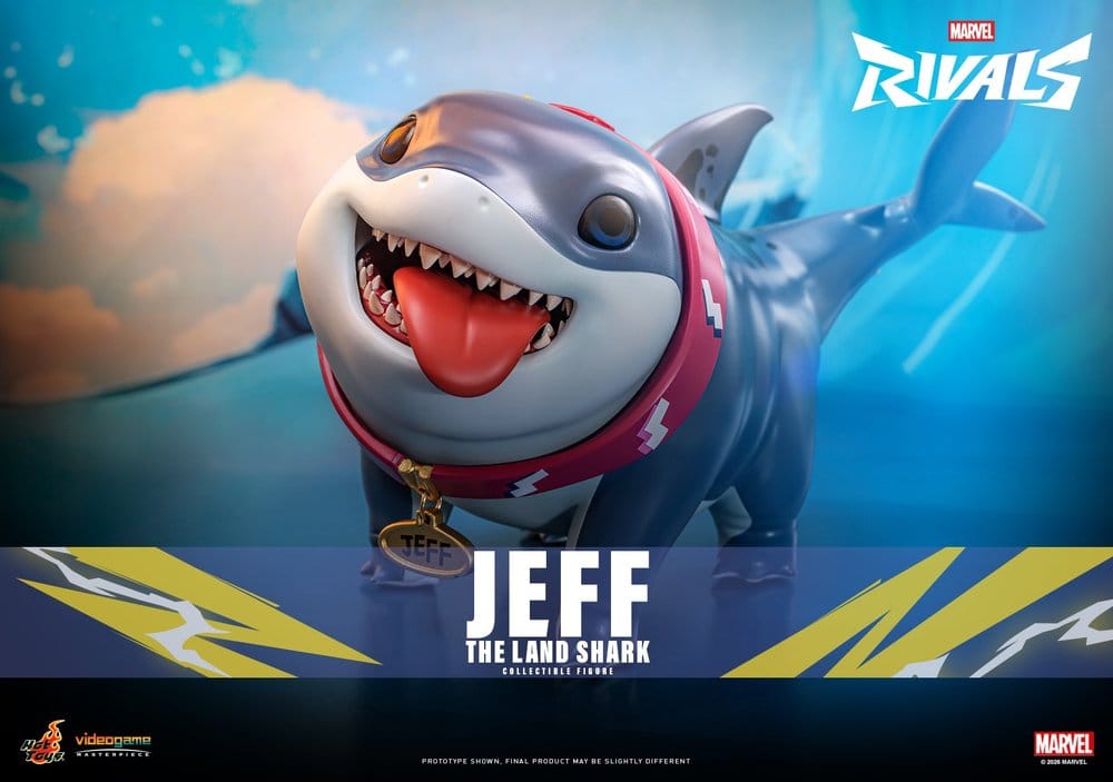 Marvel Rivals Videogame Masterpiece Series Figurine d'action Jeff the Land Shark 11 cm