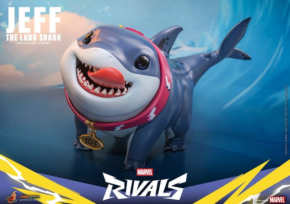 Marvel Rivals Videogame Masterpiece Series Figurine d'action Jeff the Land Shark 11 cm