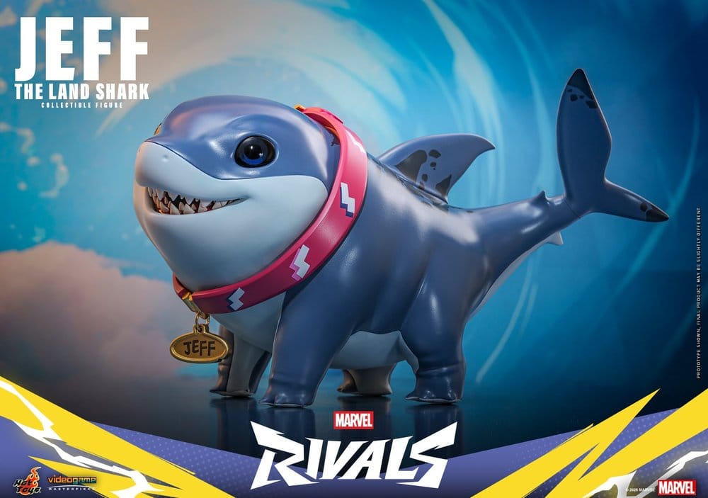 Marvel Rivals Videogame Masterpiece Series Figurine d'action Jeff the Land Shark 11 cm