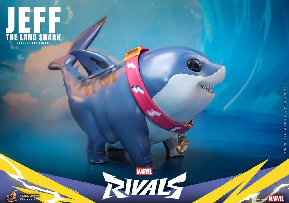 Marvel Rivals Videogame Masterpiece Series Figurine d'action Jeff the Land Shark 11 cm