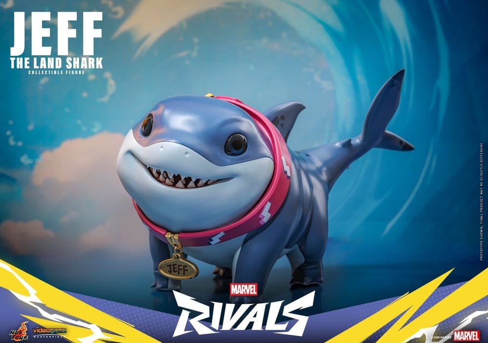 Marvel Rivals Videogame Masterpiece Series Figurine d'action Jeff the Land Shark 11 cm