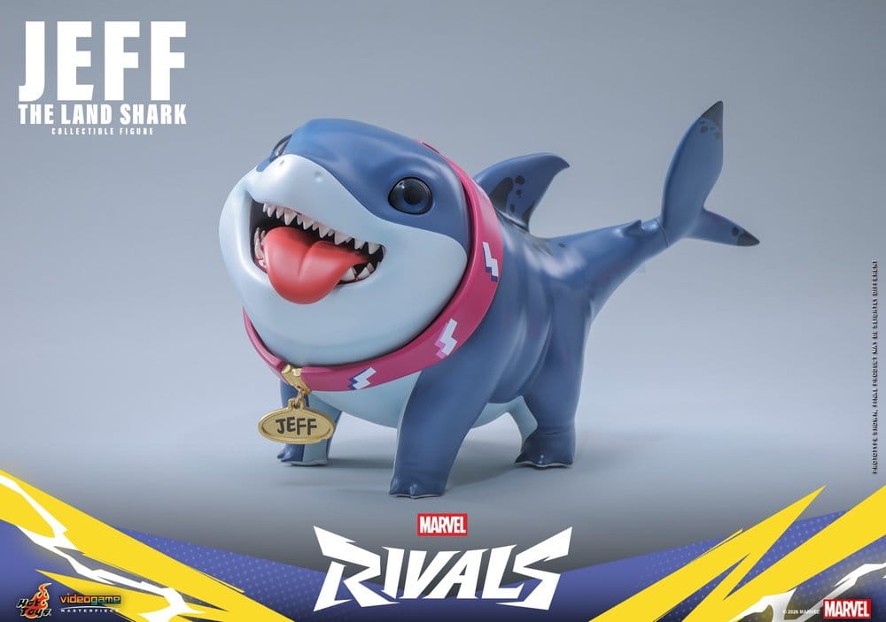 Marvel Rivals Videogame Masterpiece Series Figurine d'action Jeff the Land Shark 11 cm