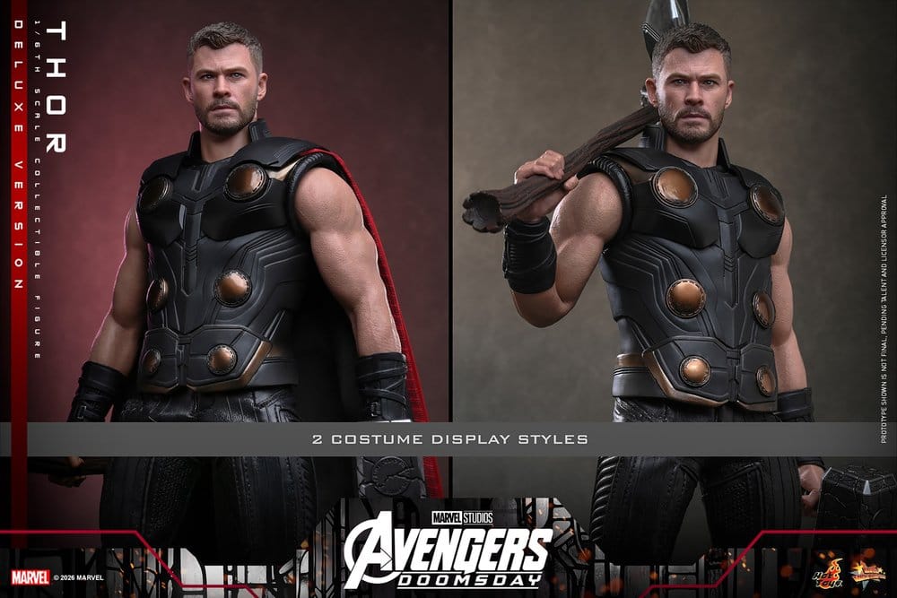 Avengers: Doomsday Movie Masterpiece figurine 1/6 Thor (Deluxe Version) 32 cm