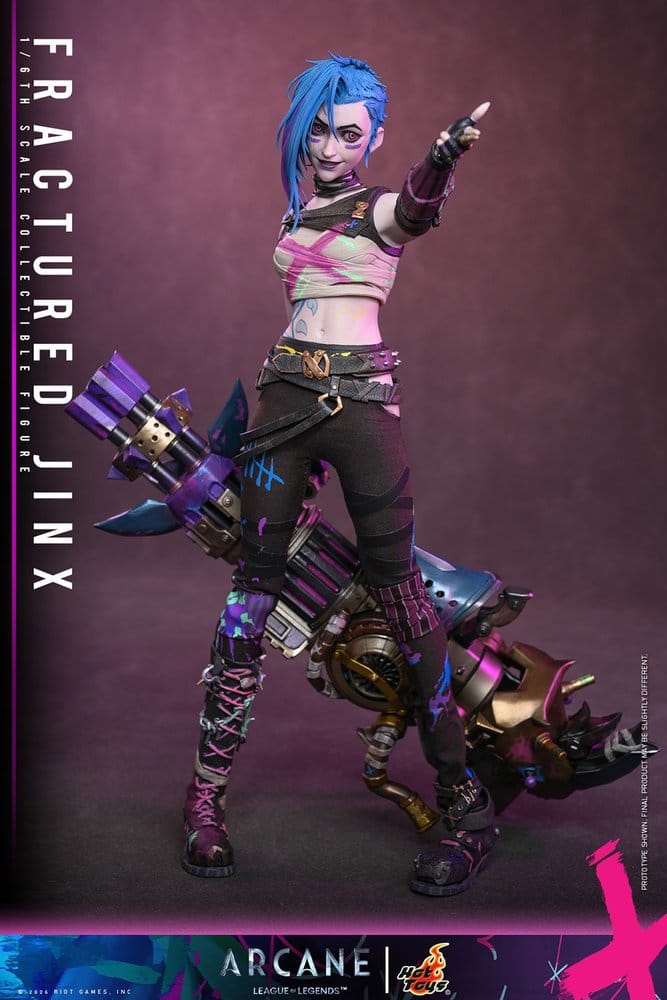 Arcane figurine 1/6 Fractured Jinx 28 cm